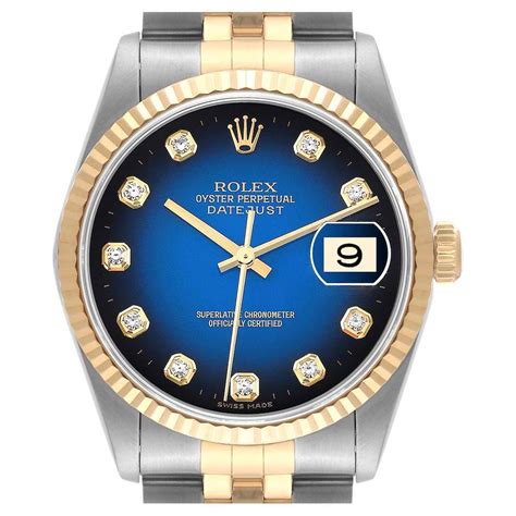 rolex blue vignette|rolex blue watches.